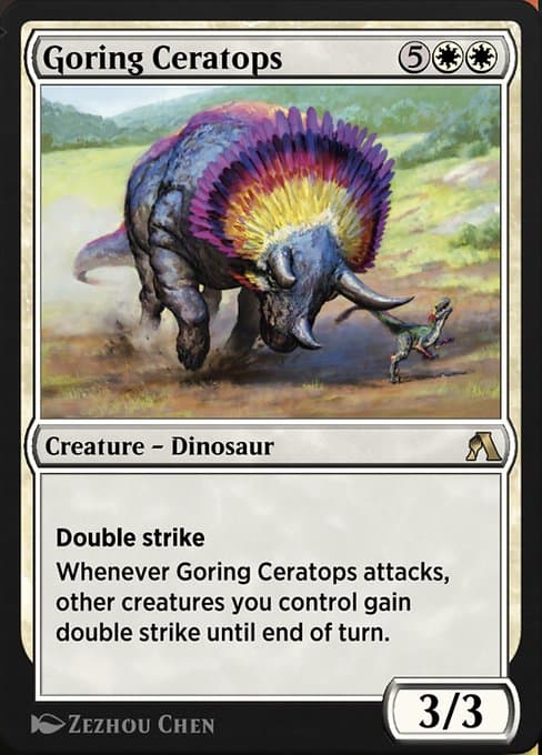 Goring Ceratops from Arena Beginner Set (Rare)
