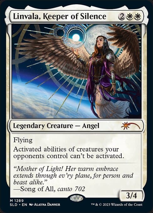 Linvala, Keeper of Silence from Secret Lair Drop (Mythic)