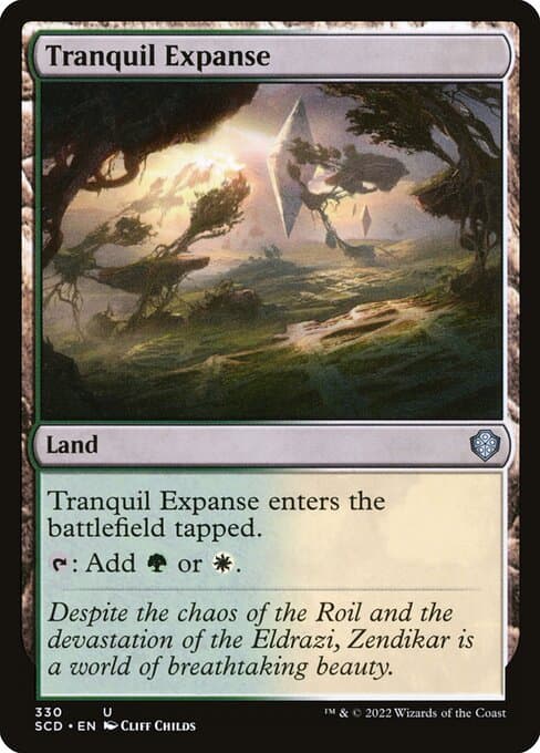 Tranquil Expanse from Starter Commander Decks (Uncommon)