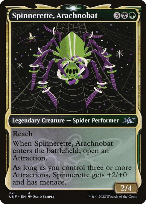 Spinnerette, Arachnobat from Unfinity (Uncommon)