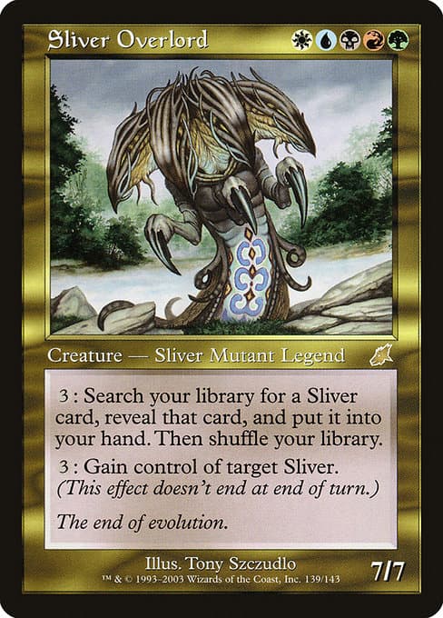 Sliver Overlord from Scourge (Rare)