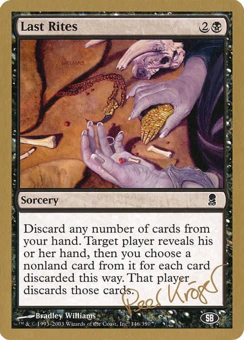 Last Rites from World Championship Decks 2003 (Common)