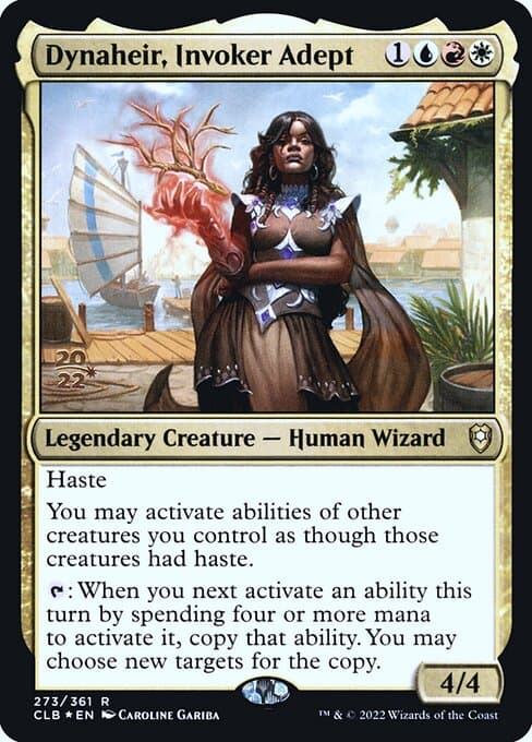 Dynaheir, Invoker Adept from Battle for Baldur's Gate Promos (Rare)