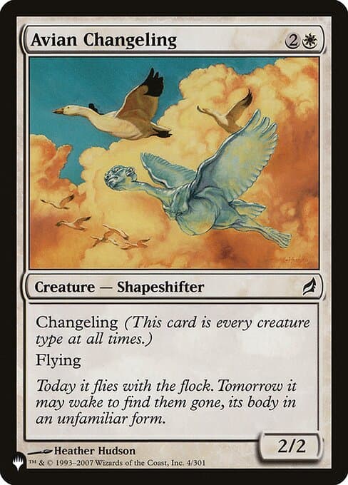 Avian Changeling from The List (Common)