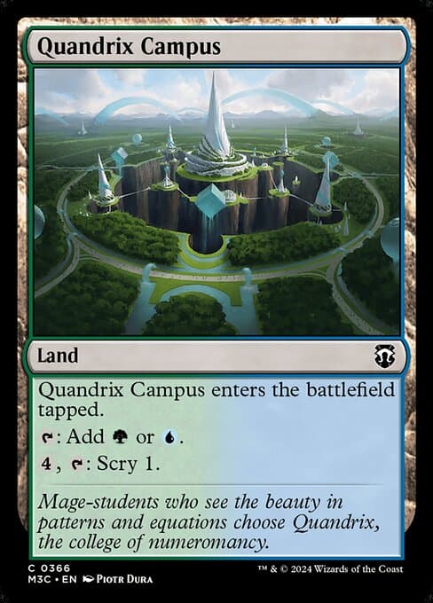 Quandrix Campus from Modern Horizons 3 Commander (Common)