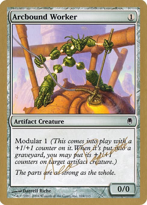 Arcbound Worker from World Championship Decks 2004 (Common)