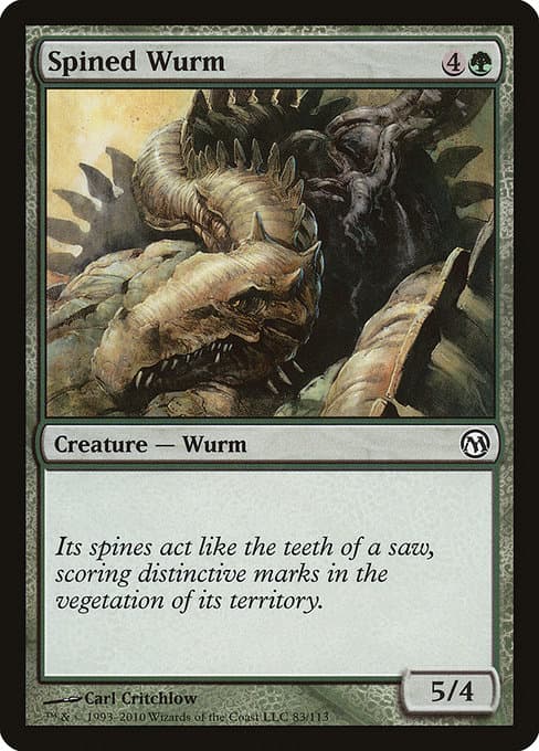 Spined Wurm from Duels of the Planeswalkers (Common)