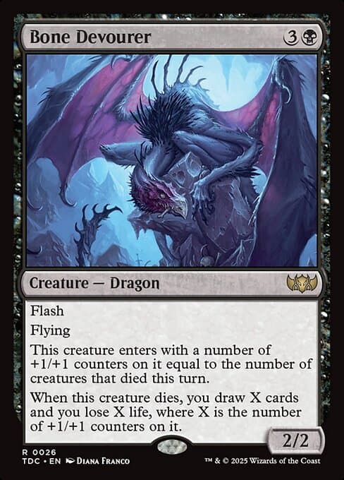 Bone Devourer from Tarkir: Dragonstorm Commander (Rare)