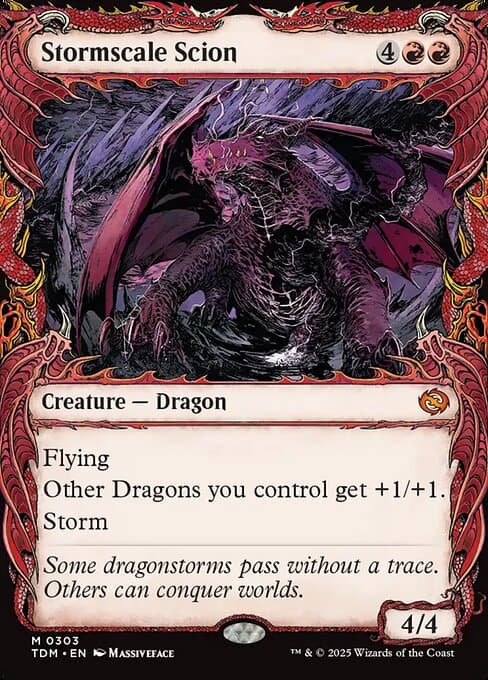 Stormscale Scion from Tarkir: Dragonstorm (Mythic)