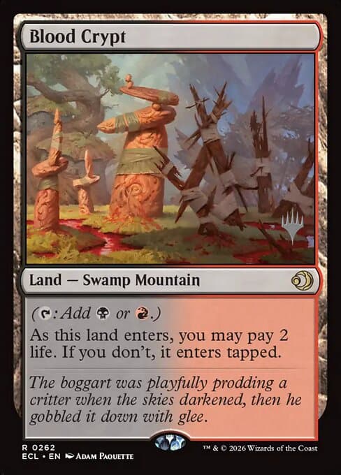 Blood Crypt from Lorwyn Eclipsed Promos (Rare)