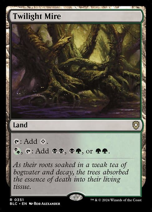 Twilight Mire from Bloomburrow Commander (Rare)