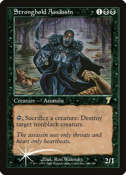 Stronghold Assassin from Seventh Edition (Rare)