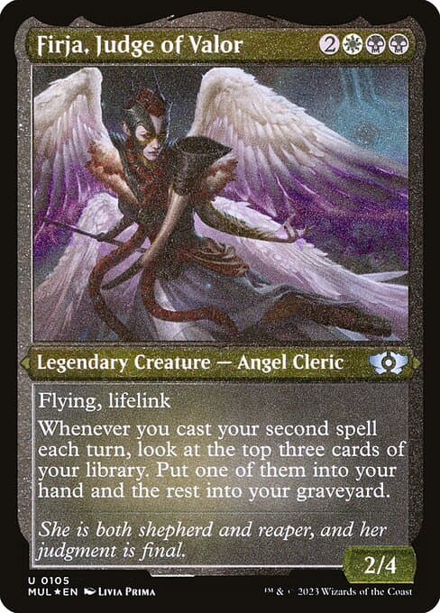 Firja, Judge of Valor from Multiverse Legends (Uncommon)