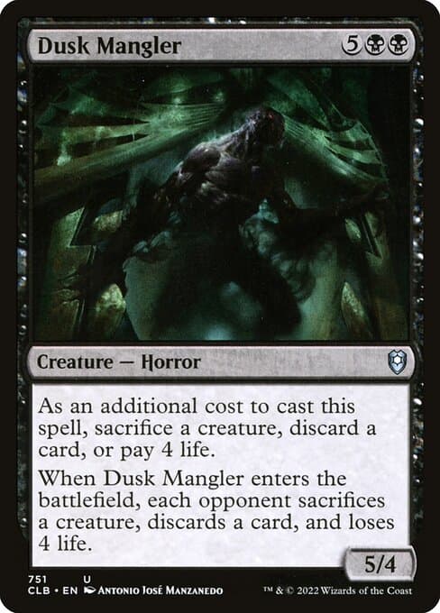 Dusk Mangler from Commander Legends: Battle for Baldur's Gate (Uncommon)