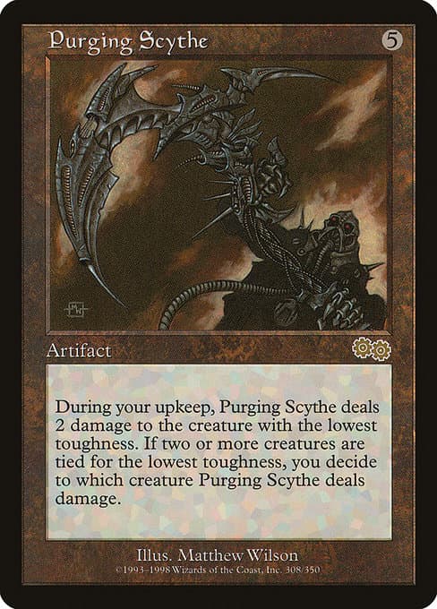Purging Scythe from Urza's Saga (Rare)