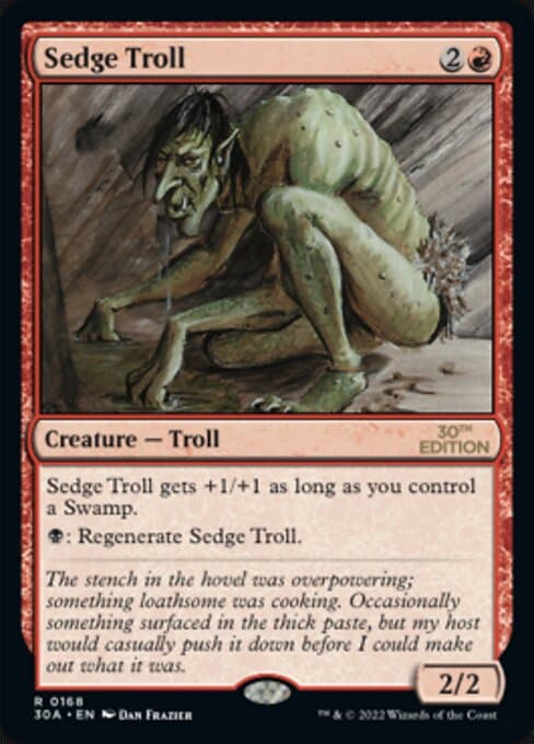Sedge Troll from 30th Anniversary Edition (Rare)