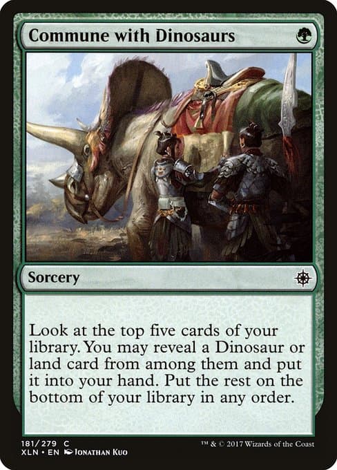 Commune with Dinosaurs from Ixalan (Common)
