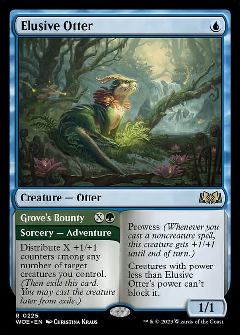 Elusive Otter // Grove's Bounty (Rare)