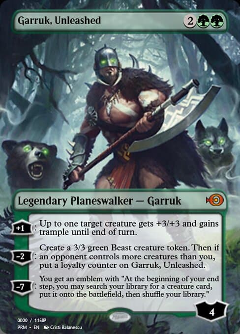 Garruk, Unleashed from Magic Online Promos (Mythic)