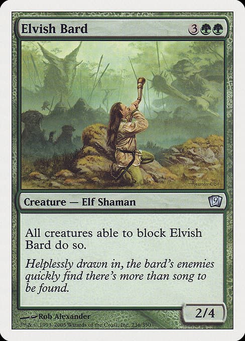 Elvish Bard from Ninth Edition (Uncommon)