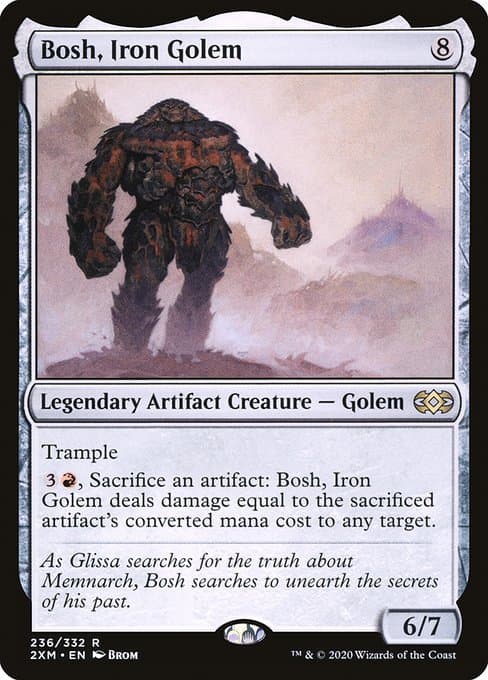 Bosh, Iron Golem from Double Masters (Rare)