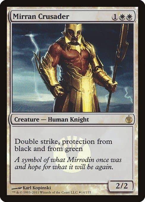 Mirran Crusader from Mirrodin Besieged Promos (Rare)