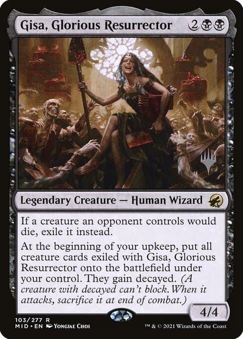 Gisa, Glorious Resurrector from Innistrad: Midnight Hunt Promos (Rare)
