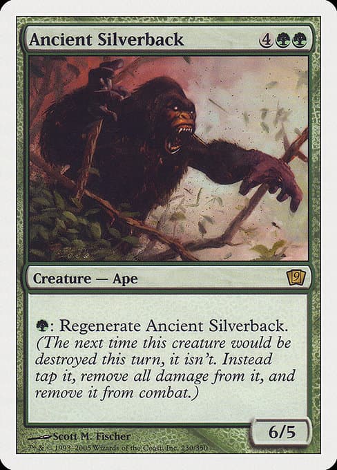 Ancient Silverback from Ninth Edition (Rare)