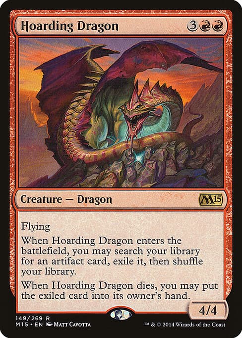 Hoarding Dragon from Magic 2015 (Rare)
