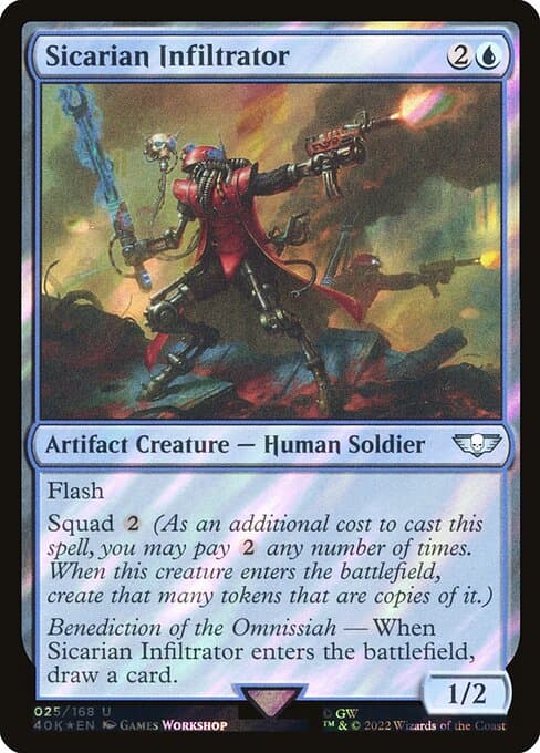 Sicarian Infiltrator from Warhammer 40,000 Commander (Uncommon)