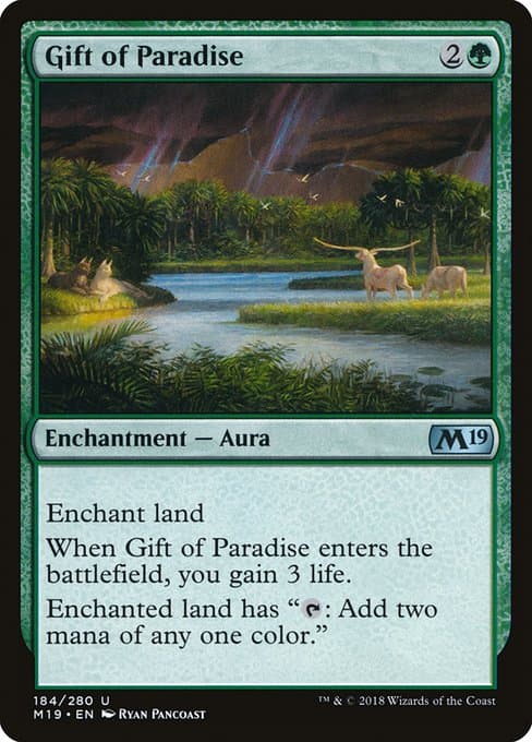 Gift of Paradise from Core Set 2019 (Uncommon)