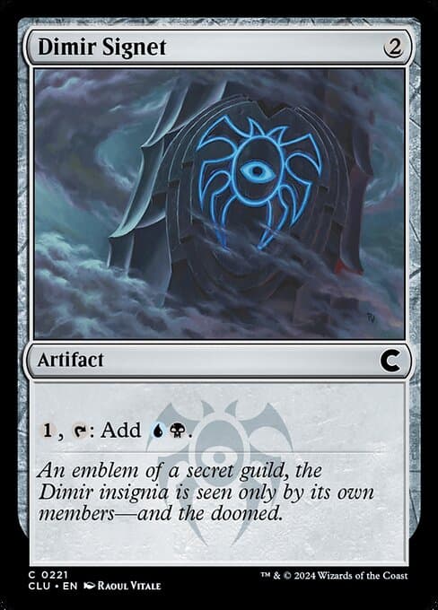 Dimir Signet from Ravnica: Clue Edition (Common)