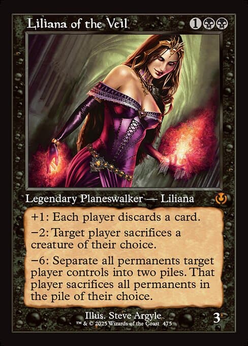 Liliana of the Veil from Innistrad Remastered (Mythic)