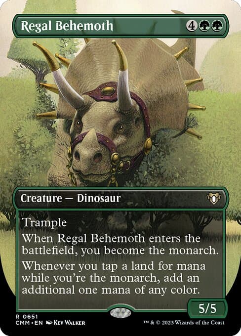 Regal Behemoth from Commander Masters (Rare)