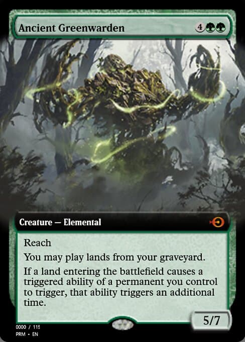 Ancient Greenwarden from Magic Online Promos (Mythic)