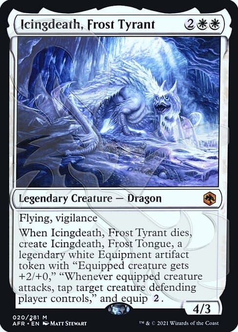 Icingdeath, Frost Tyrant from Adventures in the Forgotten Realms Promos (Mythic)