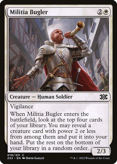 Militia Bugler from Double Masters 2022 (Common)