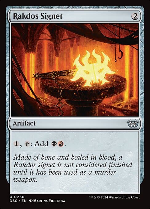 Rakdos Signet from Duskmourn: House of Horror Commander (Uncommon)