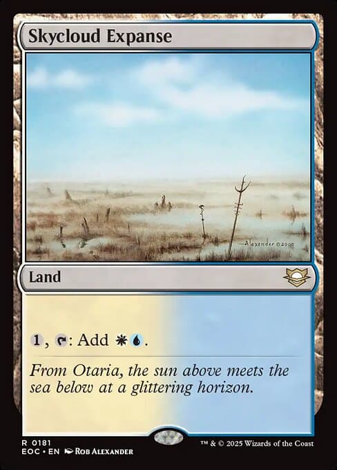 Skycloud Expanse from Edge of Eternities Commander (Rare)