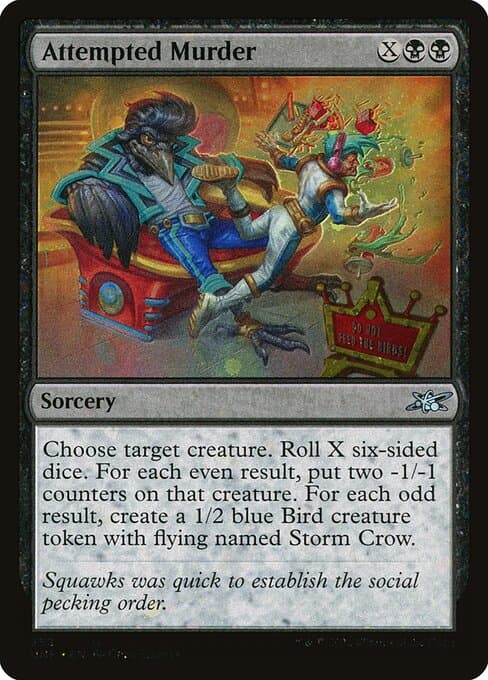 Attempted Murder from Unfinity (Uncommon)