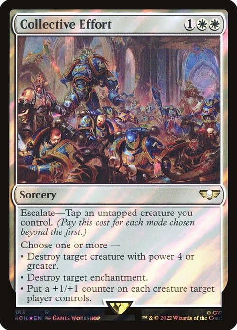 Collective Effort from Warhammer 40,000 Commander (Rare)