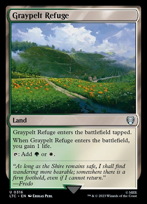 Graypelt Refuge from Tales of Middle-earth Commander (Uncommon)