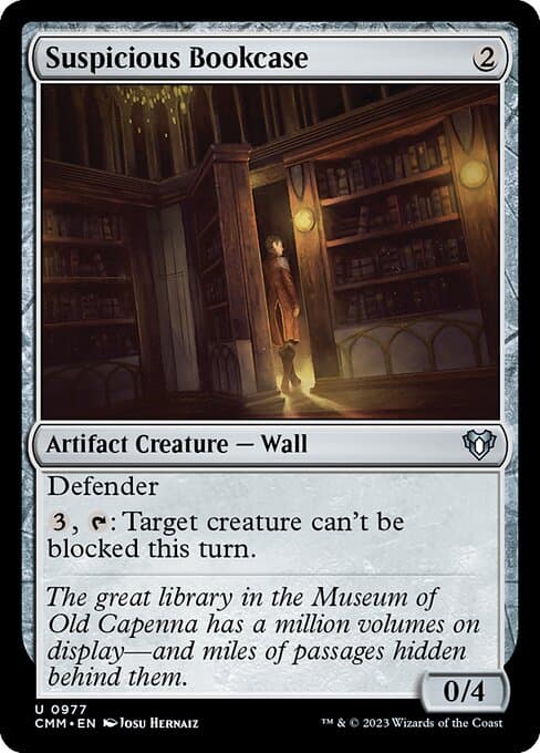Suspicious Bookcase from Commander Masters (Uncommon)