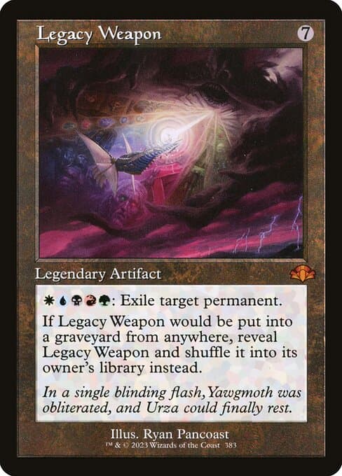 Legacy Weapon from Dominaria Remastered (Mythic)