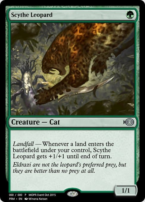 Scythe Leopard from Magic Online Promos (Uncommon)