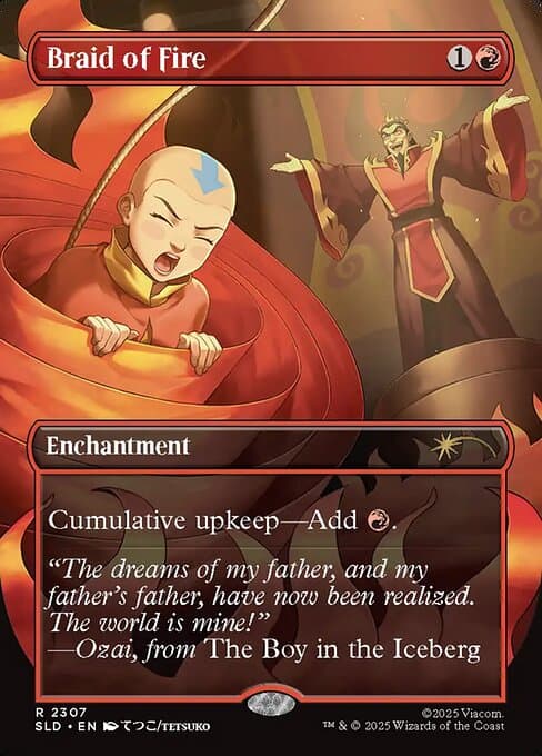 Braid of Fire from Secret Lair Drop (Rare)