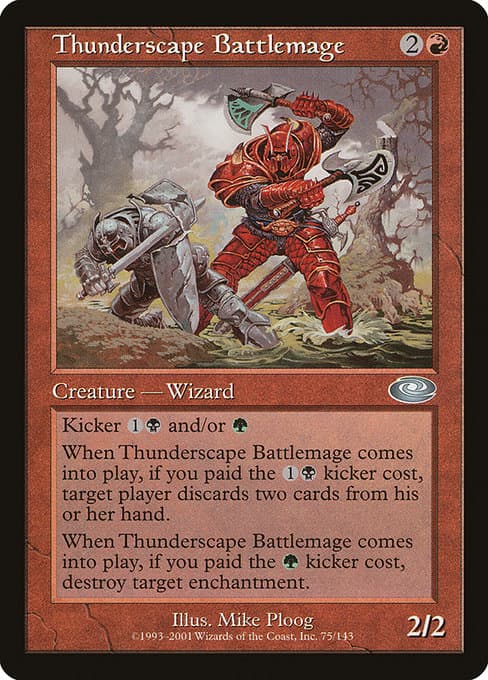 Thunderscape Battlemage from Planeshift (Uncommon)