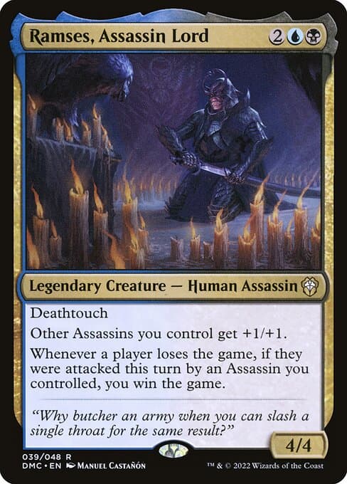 Ramses, Assassin Lord from Dominaria United Commander (Rare)