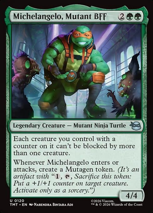 Michelangelo, Mutant BFF (Uncommon)