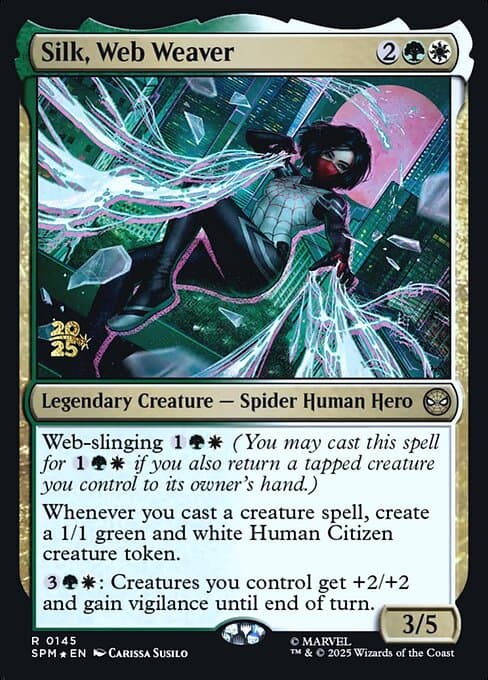 Silk, Web Weaver from Marvel's Spider-Man Promos (Rare)